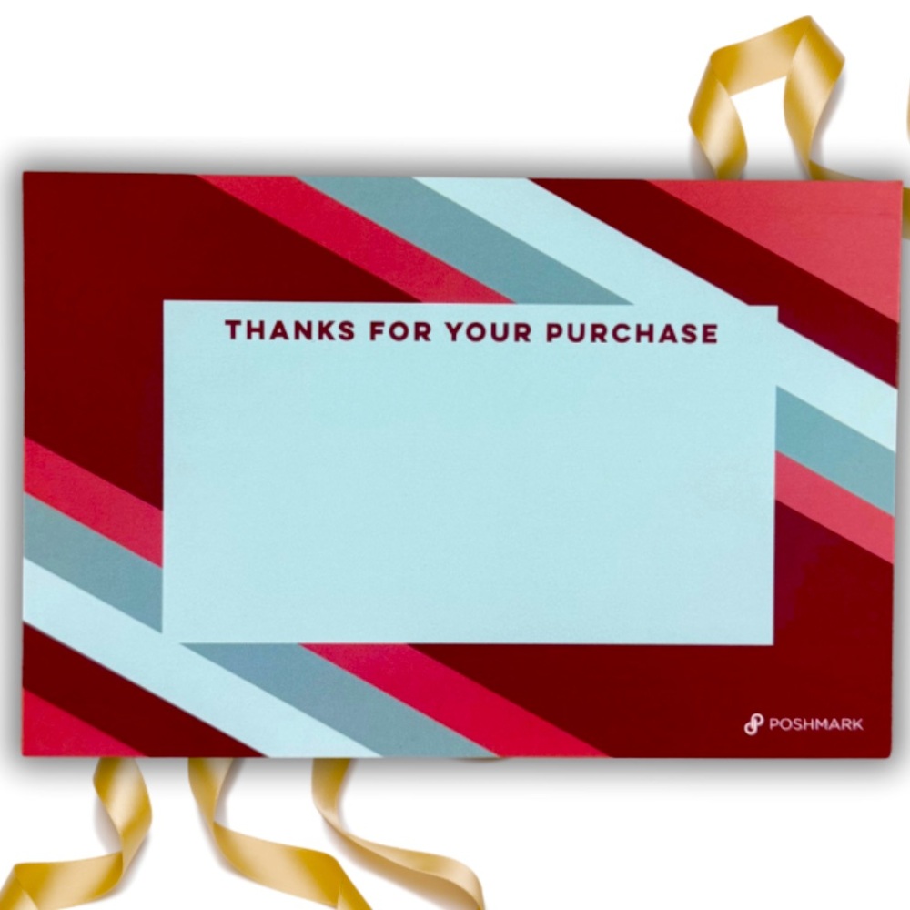 NEW!!! 🎉🎉25 Premium Cardstock - Poss Boss theme thank you cards 4 x 6 inch